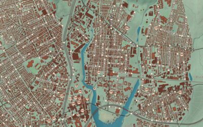 Beautifully Detailed Map of Bridgeport, Connecticut