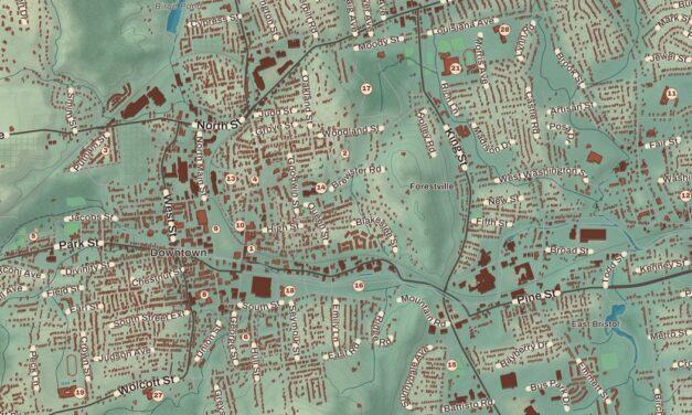 Beautifully Detailed Map of Bristol, Connecticut
