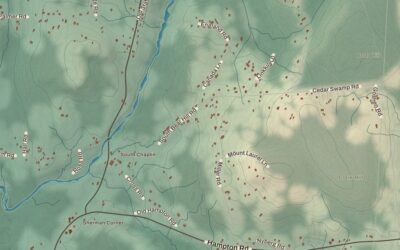 Beautifully Detailed Map of Chaplin, Connecticut