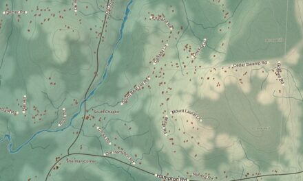 Beautifully Detailed Map of Chaplin, Connecticut