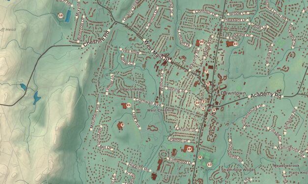 Beautifully Detailed Map of Cheshire, Connecticut