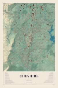 Map of Cheshire, Connecticut