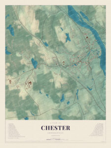 Map of Chester, Connecticut