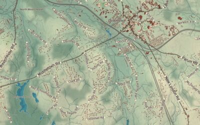 Beautifully Detailed Map of Colchester, Connecticut