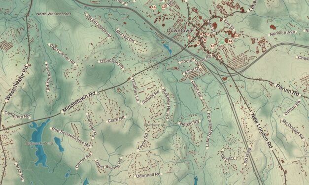 Beautifully Detailed Map of Colchester, Connecticut