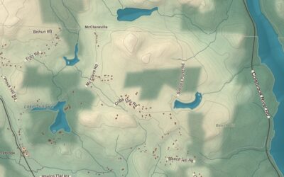 Beautifully Detailed Map of Colebrook, Connecticut
