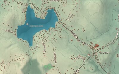 Beautifully Detailed Map of Columbia, Connecticut