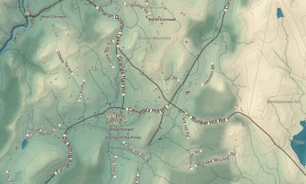 Beautifully Detailed Map of Cornwall, Connecticut
