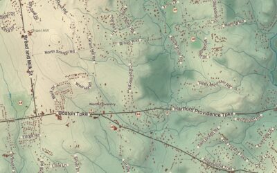 Beautifully Detailed Map of Coventry, Connecticut