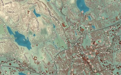 Beautifully Detailed Map of Danbury, Connecticut