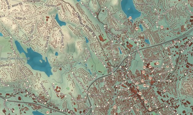 Beautifully Detailed Map of Danbury, Connecticut
