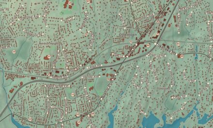 Beautifully Detailed Map of Darien, Connecticut