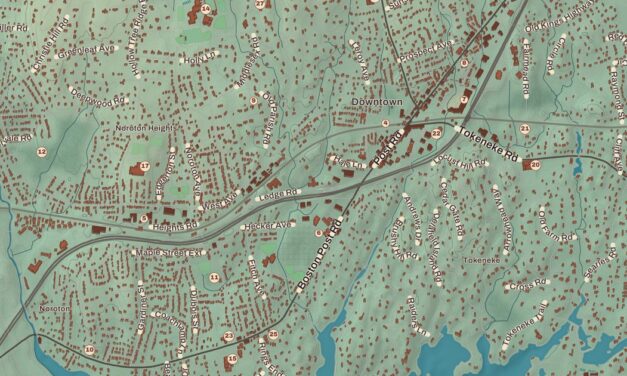 Beautifully Detailed Map of Darien, Connecticut
