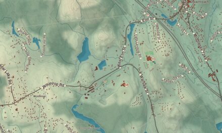 Beautifully Detailed Map of Deep River, Connecticut