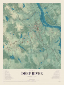 Map of Deep River, Connecticut