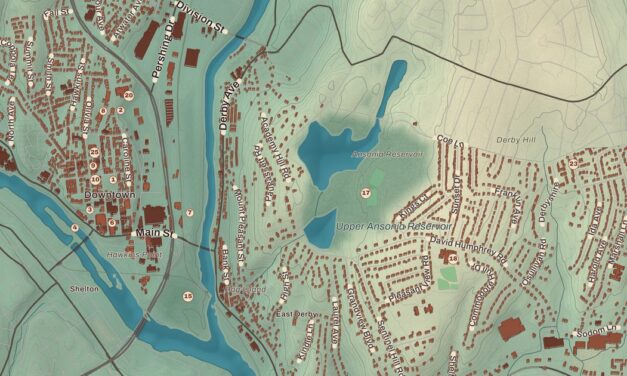 Beautifully Detailed Map of Derby, Connecticut