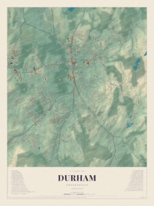 Map of Durham, Connecticut