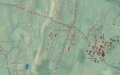 Beautifully Detailed Map of East Granby, Connecticut