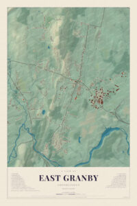 Map of East Granby, Connecticut