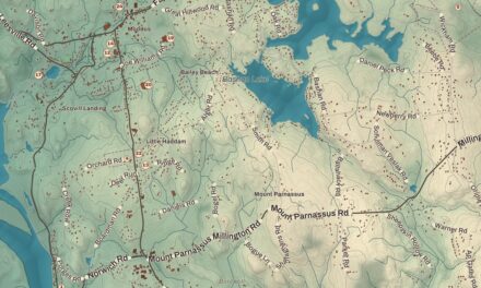 Beautifully Detailed Map of East Haddam, Connecticut
