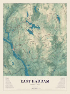 Map of East Haddam, Connecticut