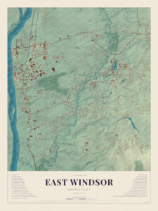 Map of East Windsor, Connecticut