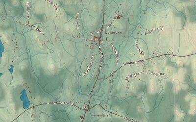 Beautifully Detailed Map of Eastford, Connecticut