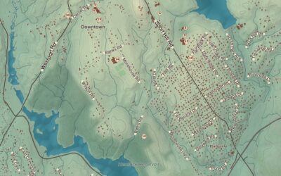 Beautifully Detailed Map of Easton, Connecticut