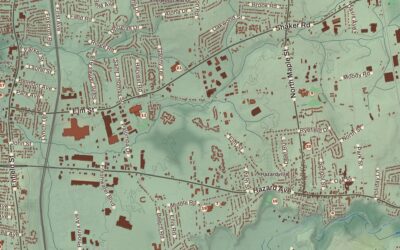 Beautifully Detailed Map of Enfield, Connecticut