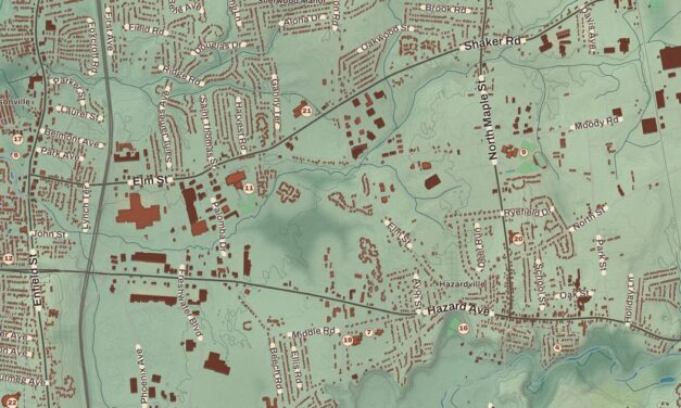 Beautifully Detailed Map of Enfield, Connecticut