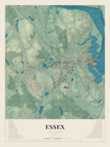 Map of Essex, Connecticut