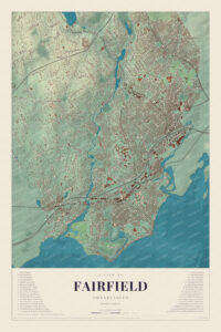 Map of Fairfield, Connecticut