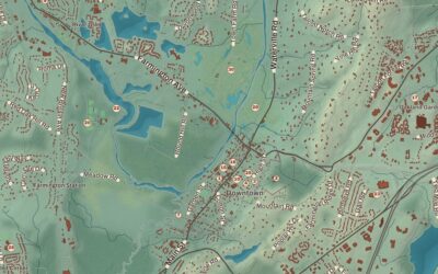 Beautifully Detailed Map of Farmington, Connecticut