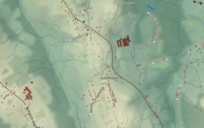 Beautifully Detailed Map of Franklin, Connecticut