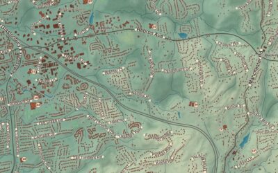 Beautifully Detailed Map of Glastonbury, Connecticut
