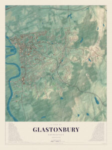 Map of Glastonbury, Connecticut