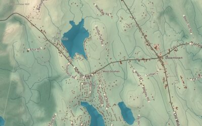 Beautifully Detailed Map of Goshen, Connecticut
