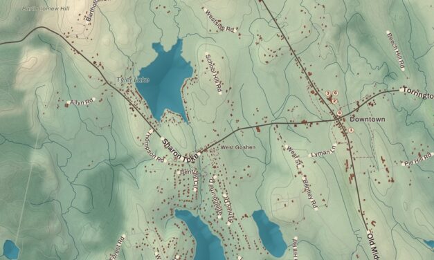 Beautifully Detailed Map of Goshen, Connecticut