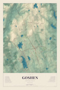 Map of Goshen, Connecticut