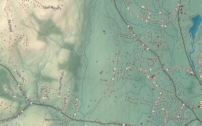 Beautifully Detailed Map of Granby, Connecticut