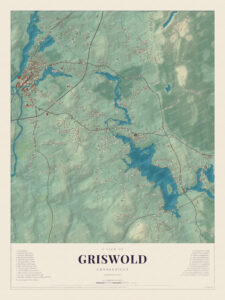 Map of Griswold, Connecticut