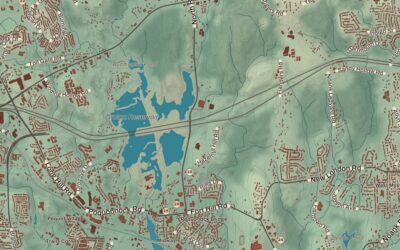 Beautifully Detailed Map of Groton, Connecticut