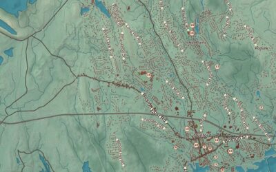 Beautifully Detailed Map of Guilford, Connecticut