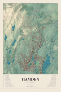 Map of Hamden, Connecticut