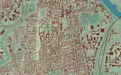 Beautifully Detailed Map of Hartford, Connecticut