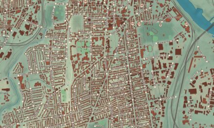 Beautifully Detailed Map of Hartford, Connecticut
