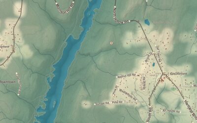 Beautifully Detailed Map of Hartland, Connecticut