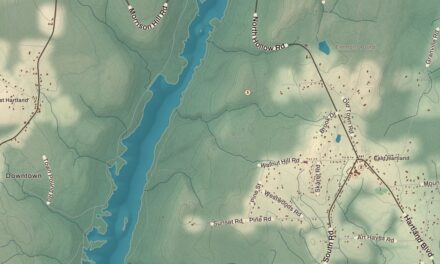 Beautifully Detailed Map of Hartland, Connecticut