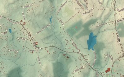 Beautifully Detailed Map of Hebron, Connecticut