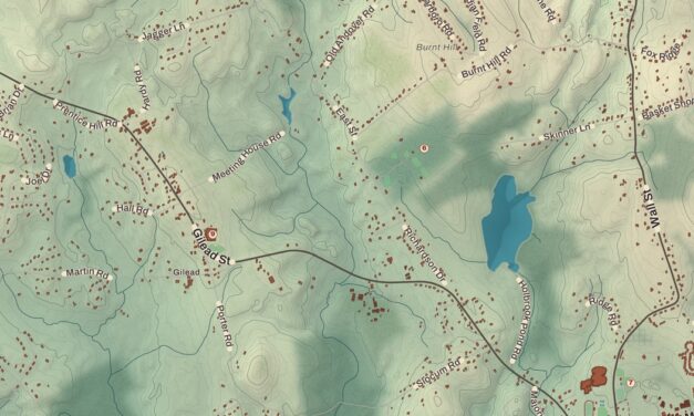 Beautifully Detailed Map of Hebron, Connecticut